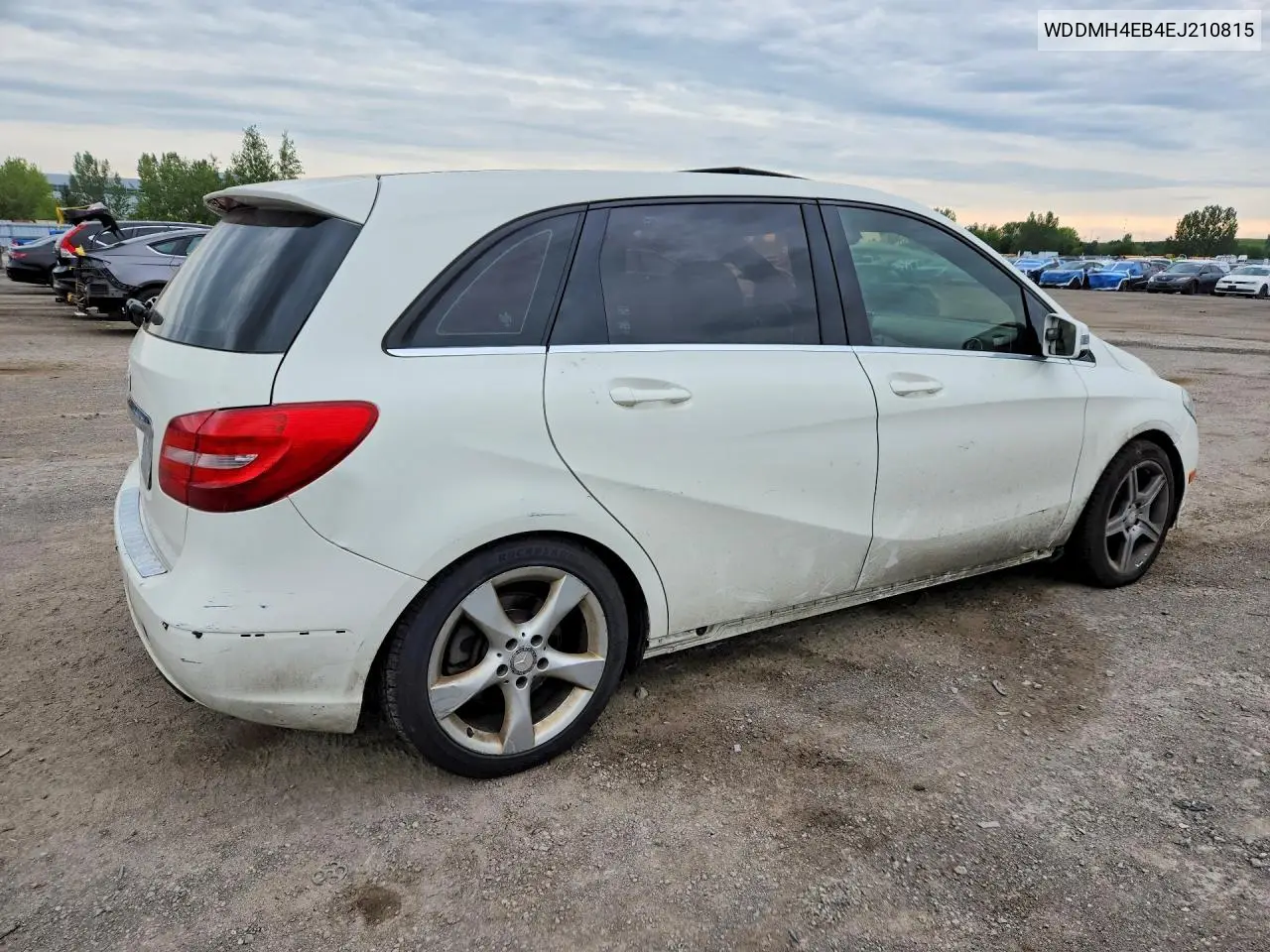 2014 Mercedes-Benz B250 VIN: WDDMH4EB4EJ210815 Lot: 57243836