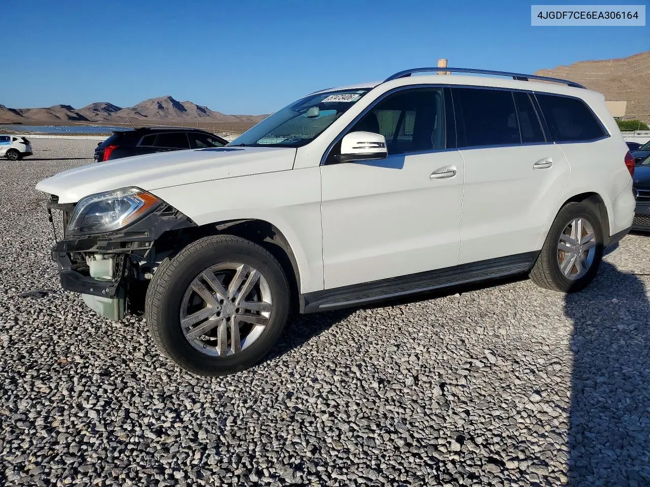 2014 Mercedes-Benz Gl 450 4Matic VIN: 4JGDF7CE6EA306164 Lot: 57473406