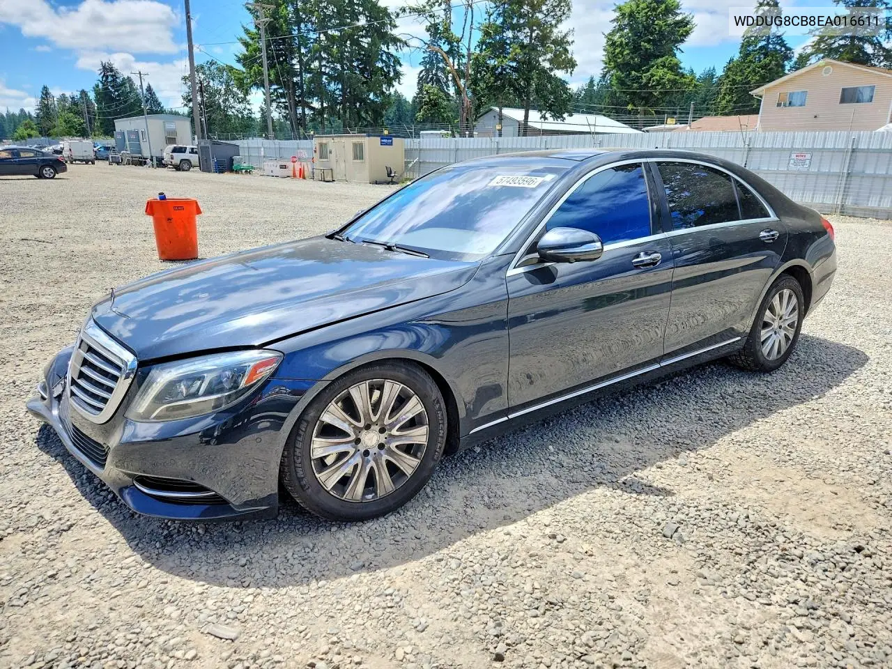 2014 Mercedes-Benz S 550 VIN: WDDUG8CB8EA016611 Lot: 57493596