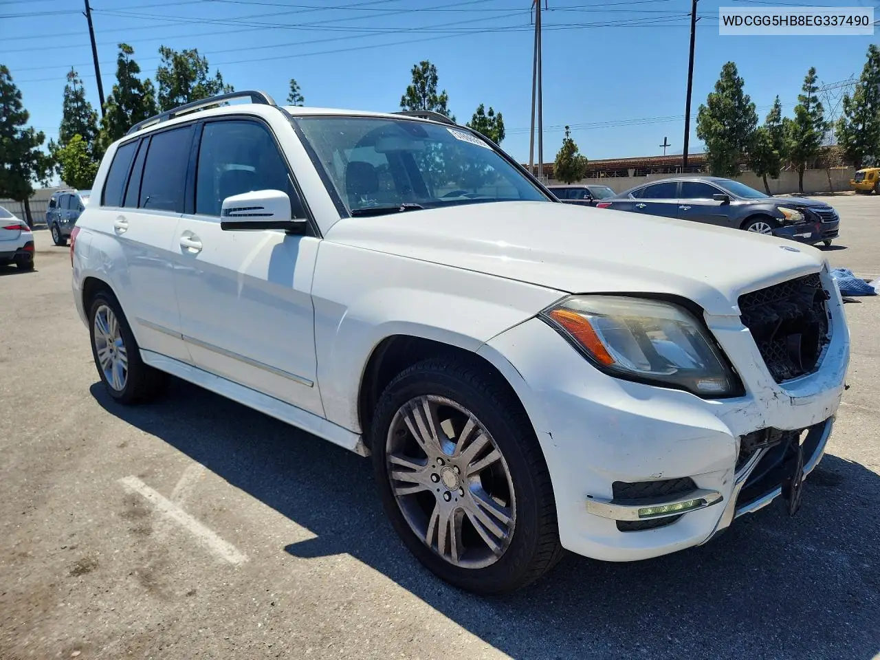 2014 Mercedes-Benz Glk 350 VIN: WDCGG5HB8EG337490 Lot: 57696556