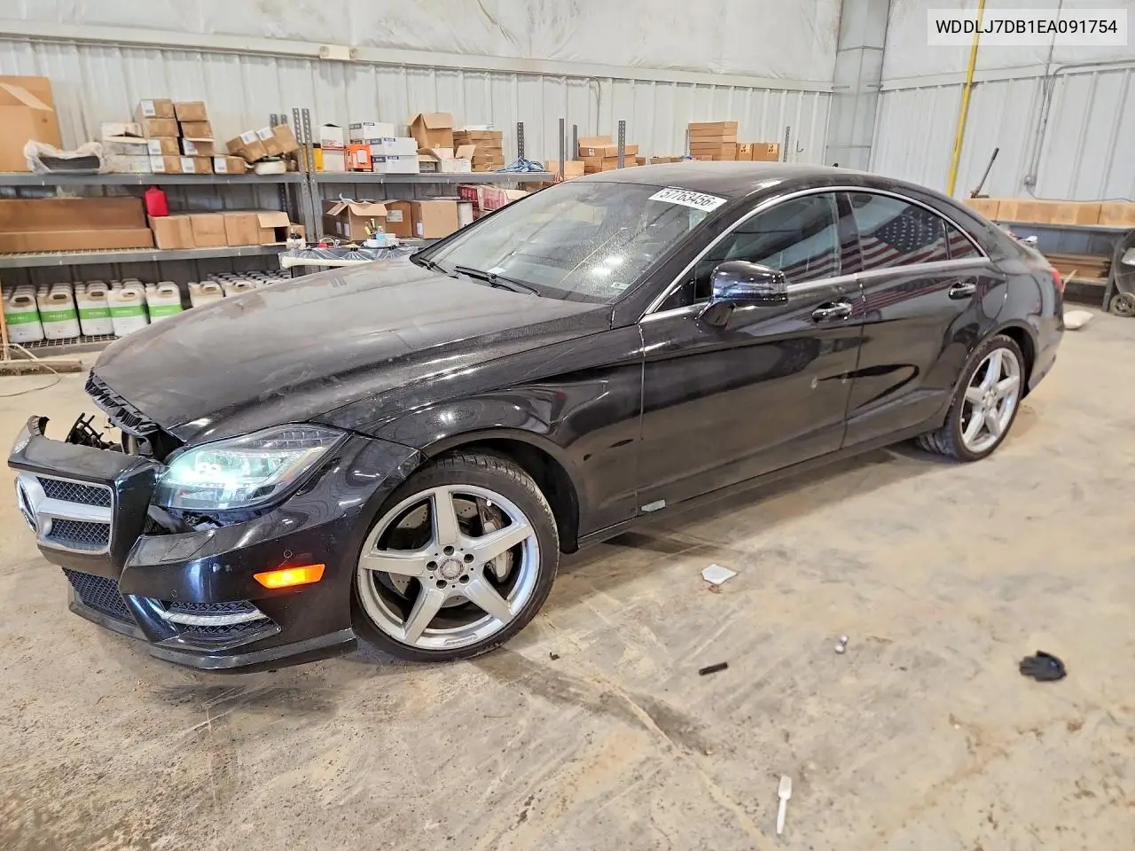 2014 Mercedes-Benz Cls 550 VIN: WDDLJ7DB1EA091754 Lot: 57763456