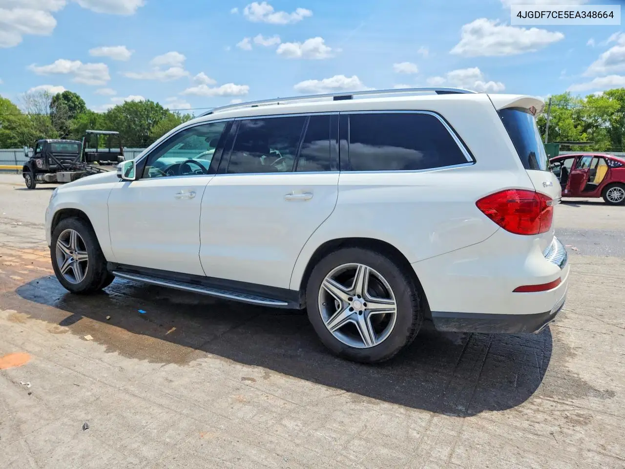 2014 Mercedes-Benz Gl 450 4Matic VIN: 4JGDF7CE5EA348664 Lot: 57892016