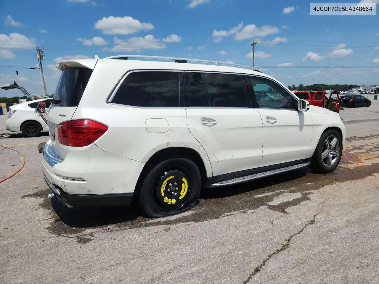 2014 Mercedes-Benz Gl 450 4Matic VIN: 4JGDF7CE5EA348664 Lot: 57892016