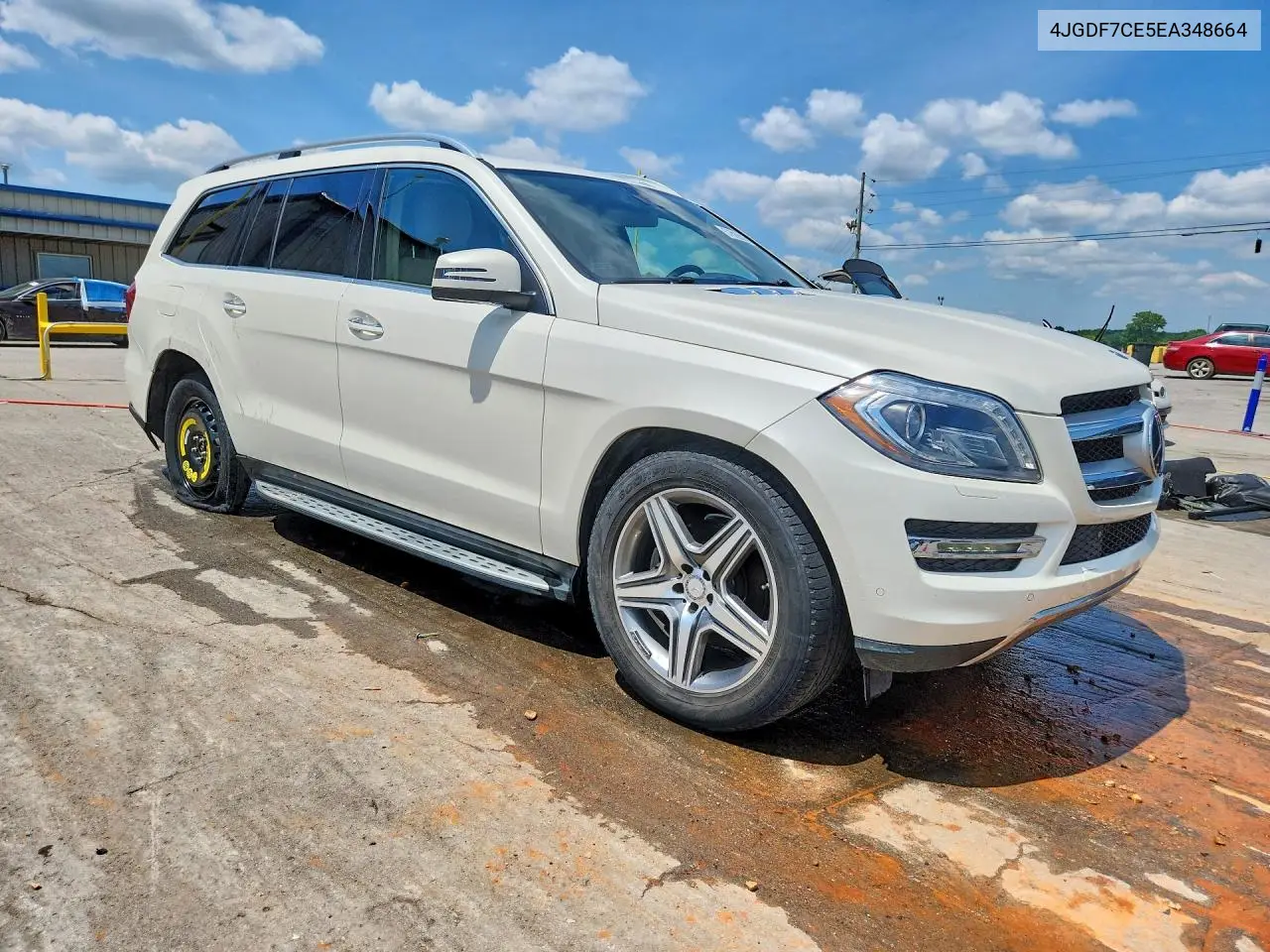 2014 Mercedes-Benz Gl 450 4Matic VIN: 4JGDF7CE5EA348664 Lot: 57892016
