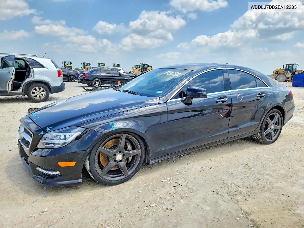 2014 Mercedes-Benz Cls 550 VIN: WDDLJ7DB2EA122851 Lot: 58076276