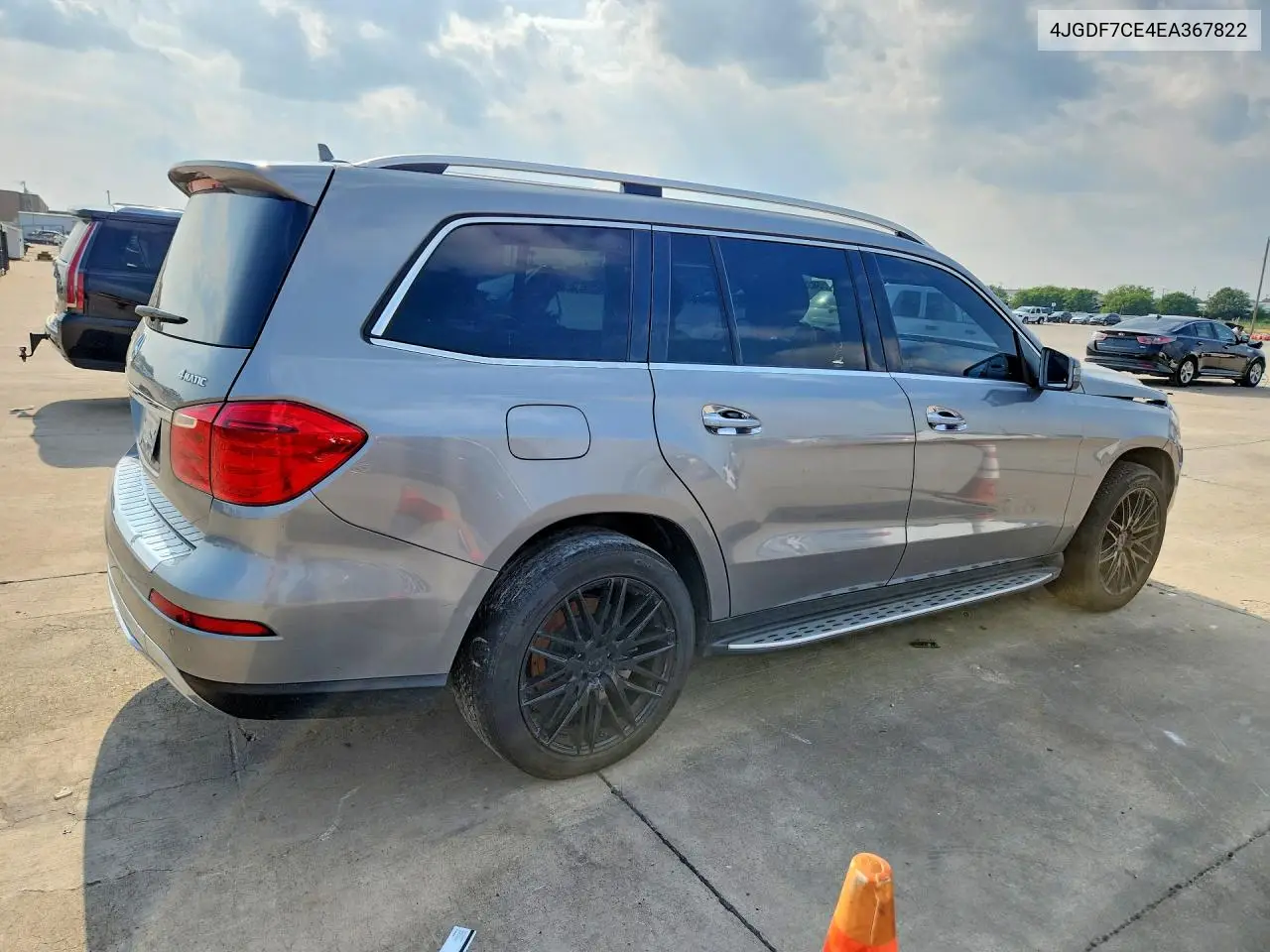 2014 Mercedes-Benz Gl 450 4Matic VIN: 4JGDF7CE4EA367822 Lot: 58322216