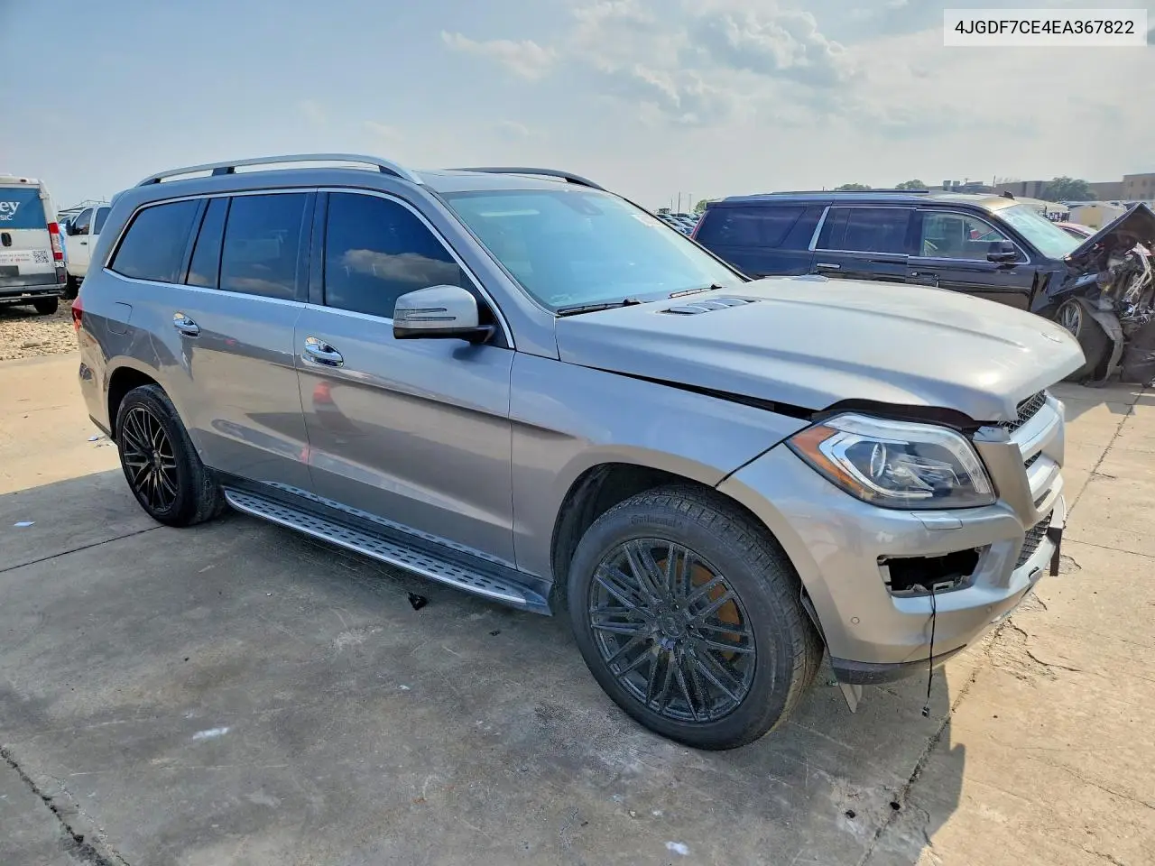 2014 Mercedes-Benz Gl 450 4Matic VIN: 4JGDF7CE4EA367822 Lot: 58322216