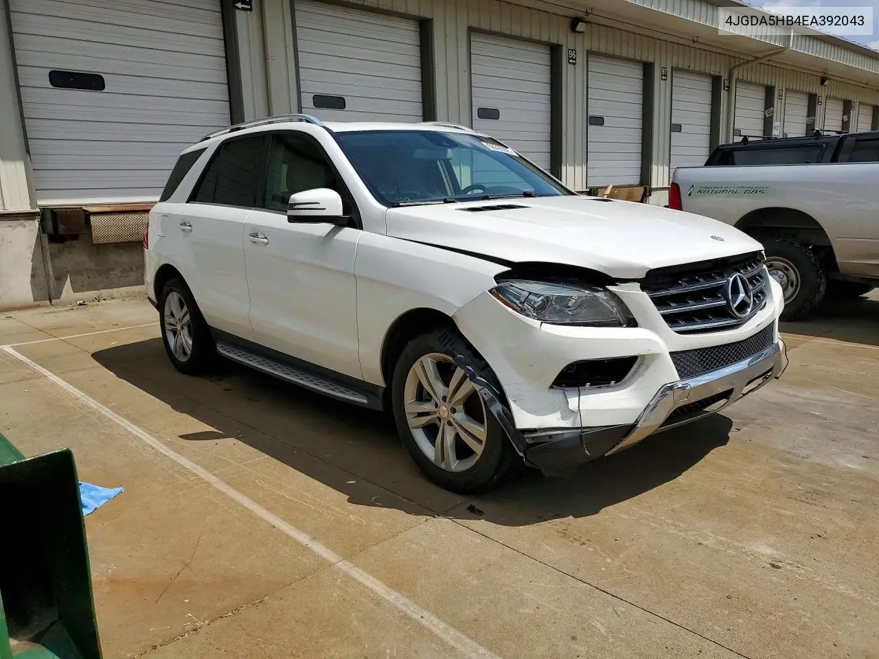 2014 Mercedes-Benz Ml 350 4Matic VIN: 4JGDA5HB4EA392043 Lot: 58395346