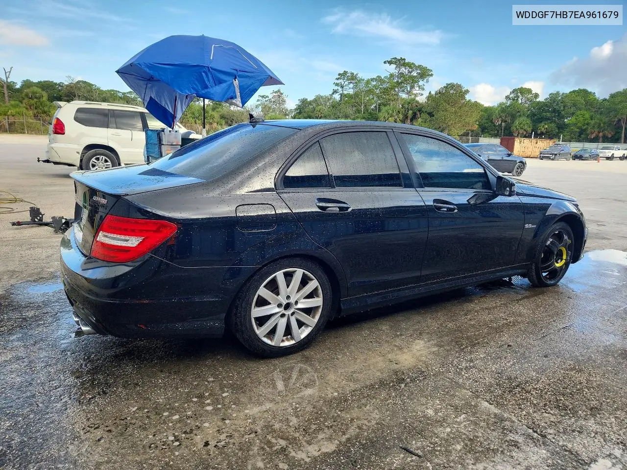 2014 Mercedes-Benz C 63 Amg VIN: WDDGF7HB7EA961679 Lot: 58467426