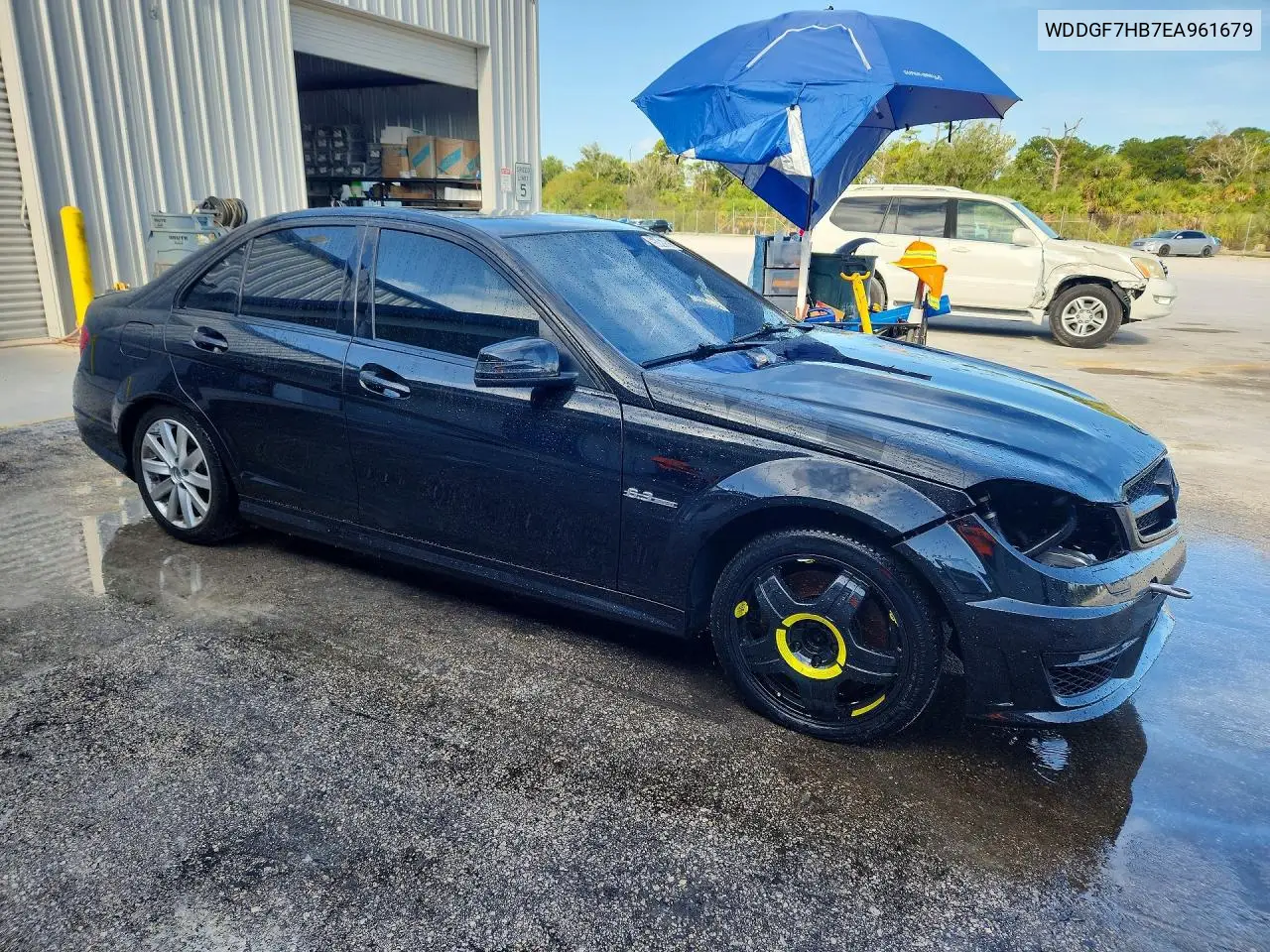 2014 Mercedes-Benz C 63 Amg VIN: WDDGF7HB7EA961679 Lot: 58467426