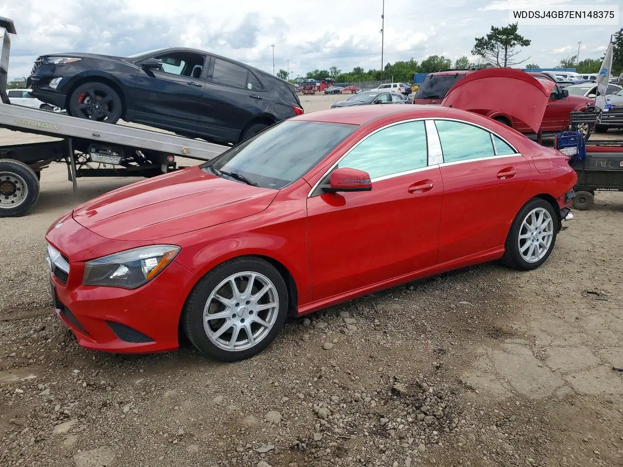 2014 Mercedes-Benz Cla 250 4Matic VIN: WDDSJ4GB7EN148375 Lot: 58702126