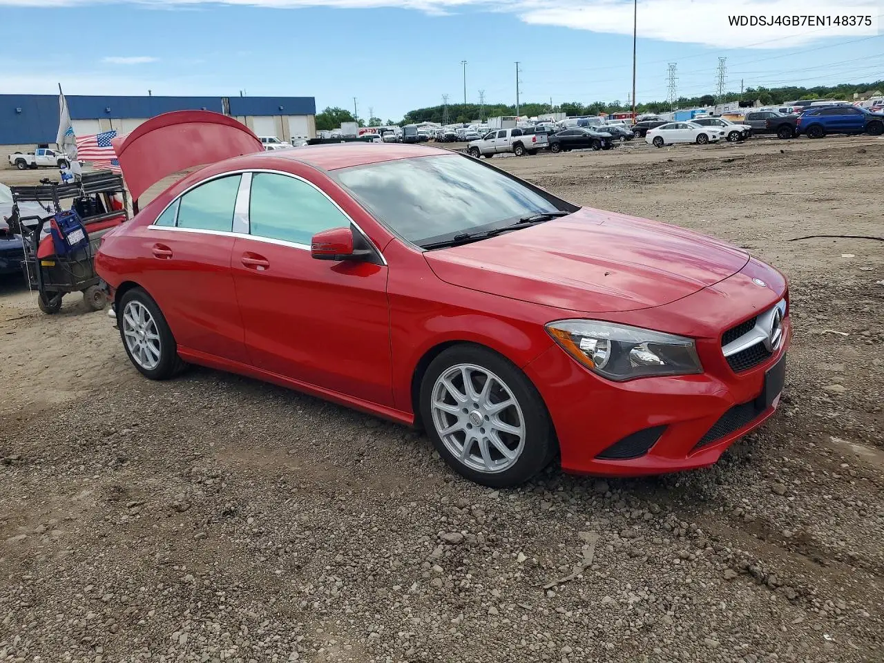2014 Mercedes-Benz Cla 250 4Matic VIN: WDDSJ4GB7EN148375 Lot: 58702126