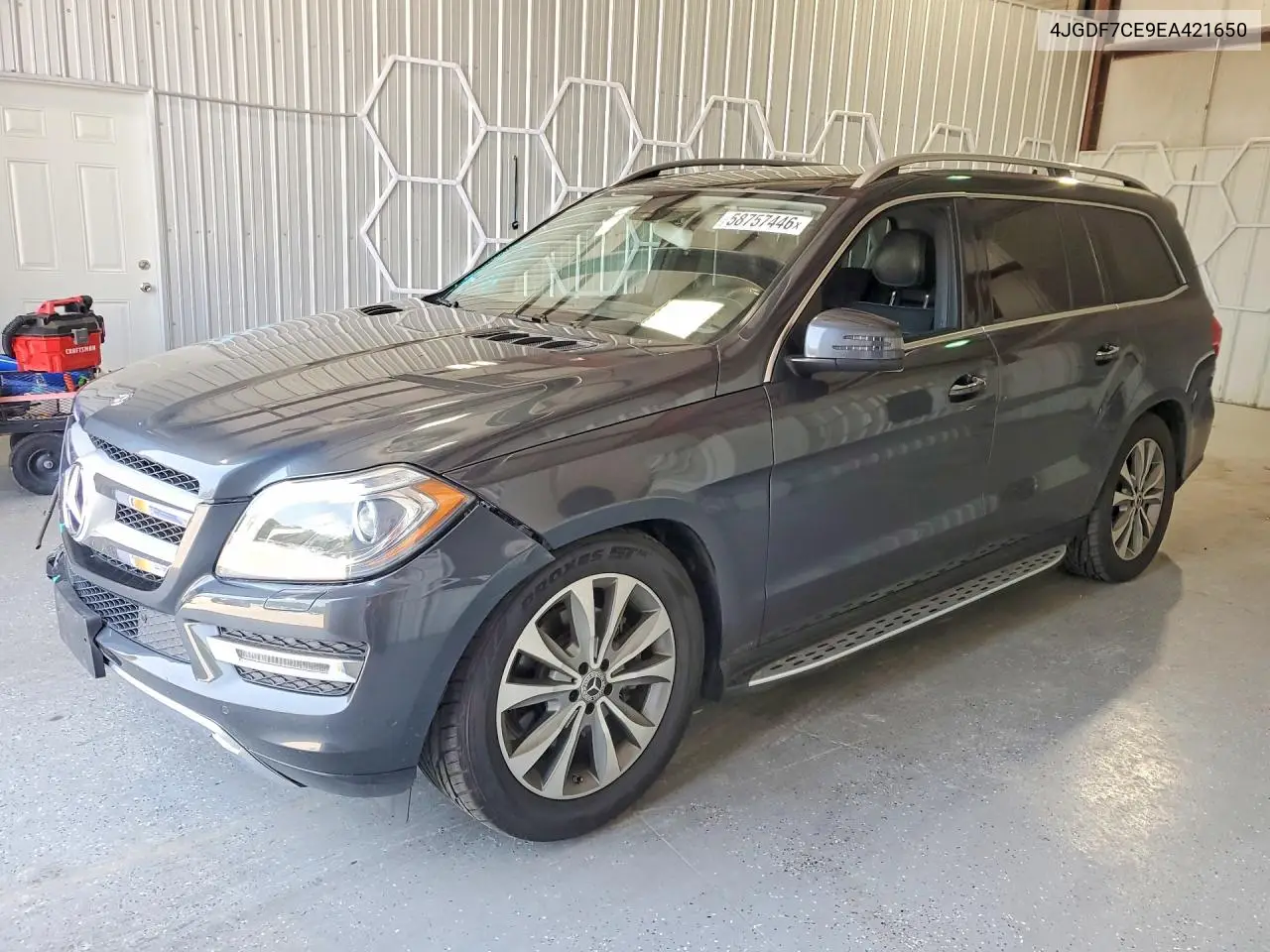 2014 Mercedes-Benz Gl 450 4Matic VIN: 4JGDF7CE9EA421650 Lot: 58757446