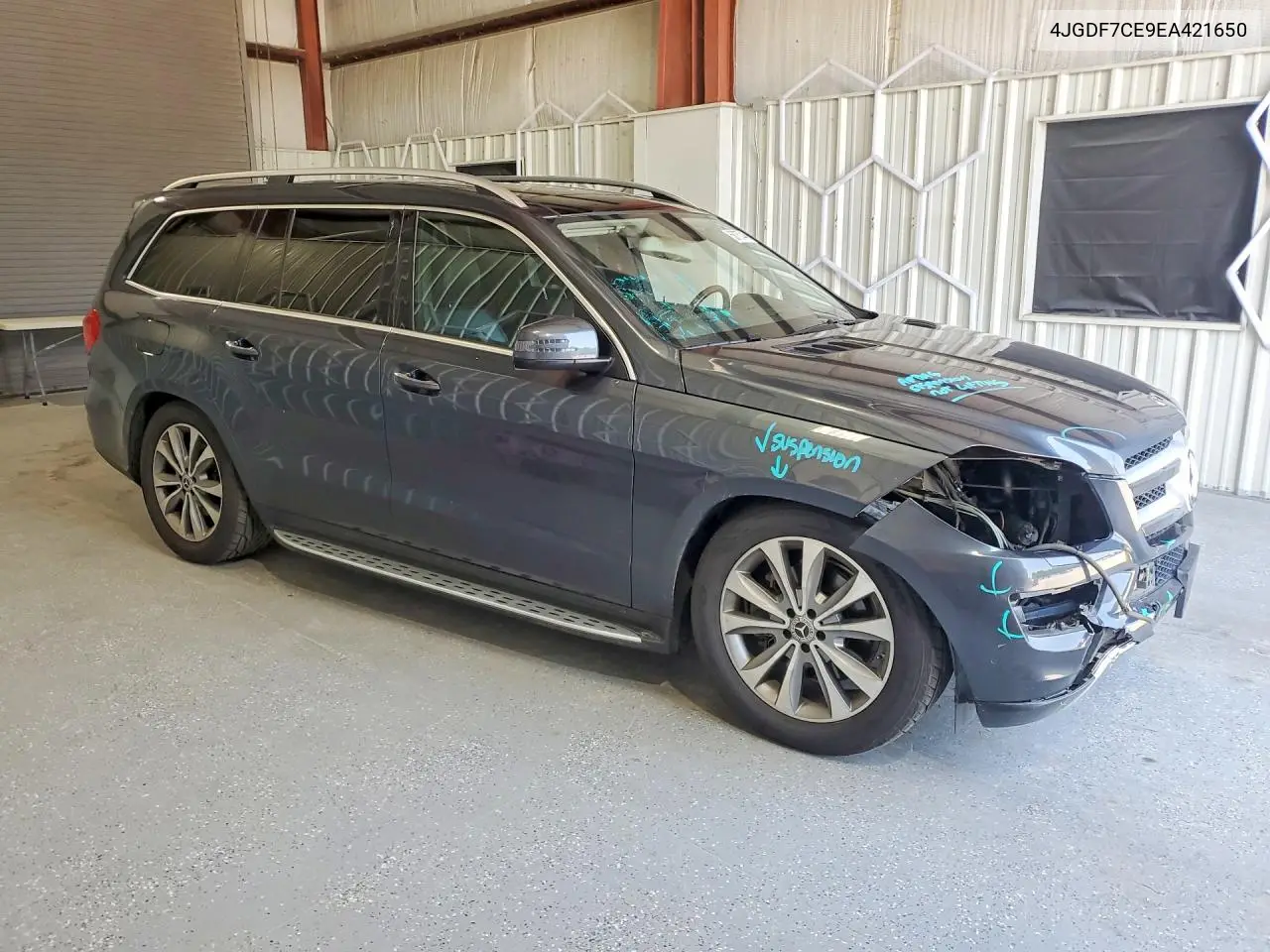 2014 Mercedes-Benz Gl 450 4Matic VIN: 4JGDF7CE9EA421650 Lot: 58757446