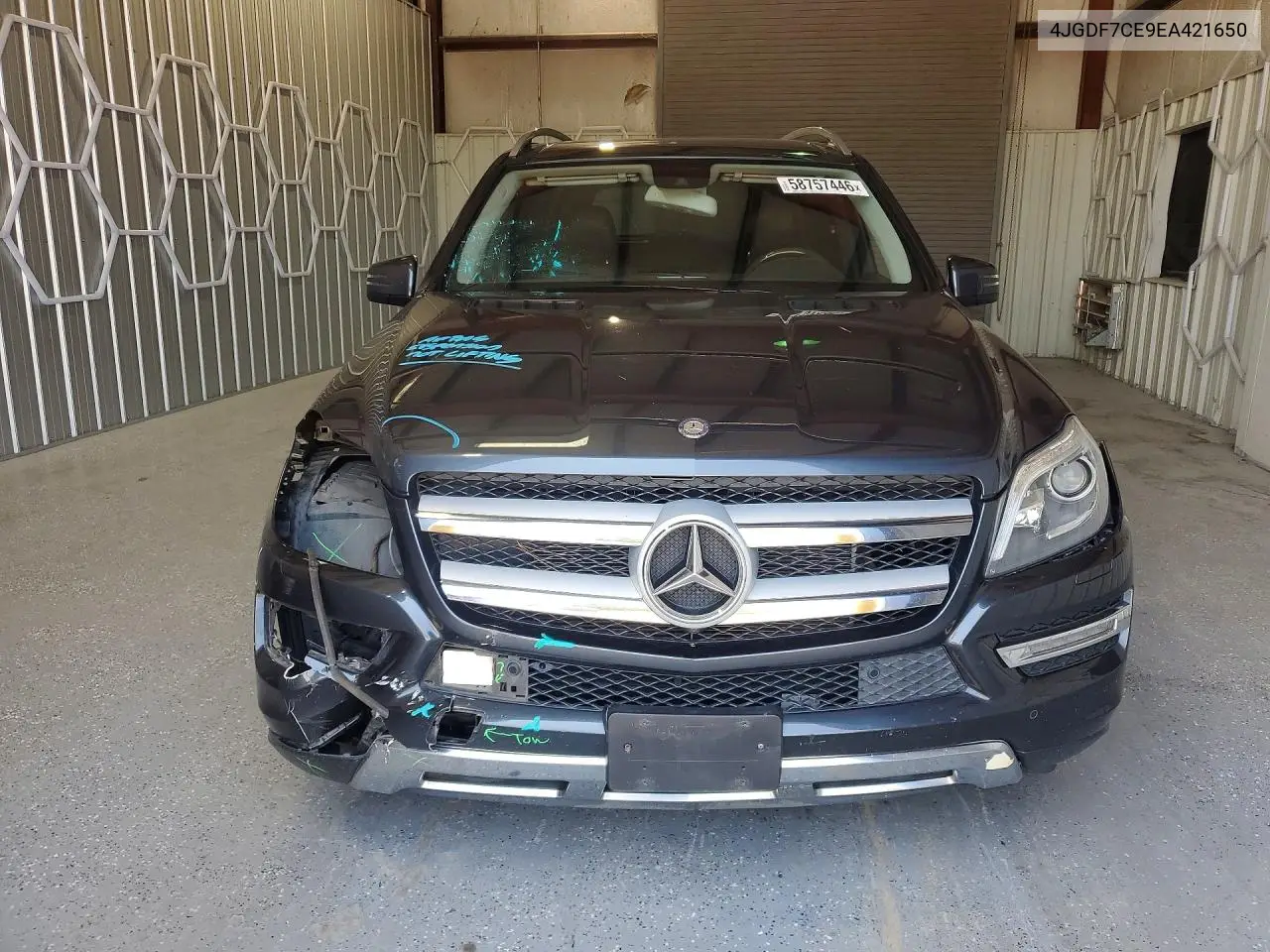 2014 Mercedes-Benz Gl 450 4Matic VIN: 4JGDF7CE9EA421650 Lot: 58757446