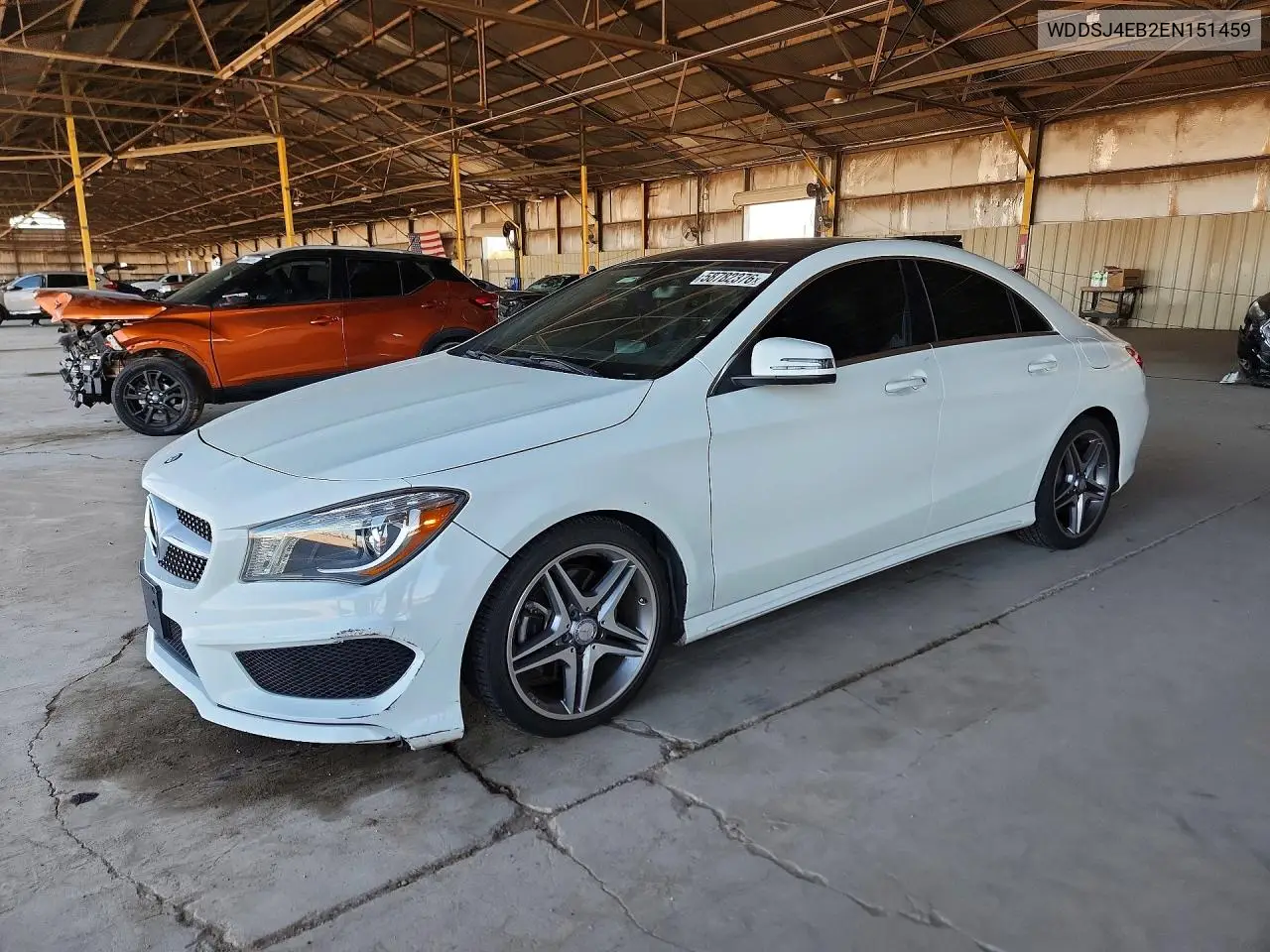 2014 Mercedes-Benz Cla 250 VIN: WDDSJ4EB2EN151459 Lot: 58782376