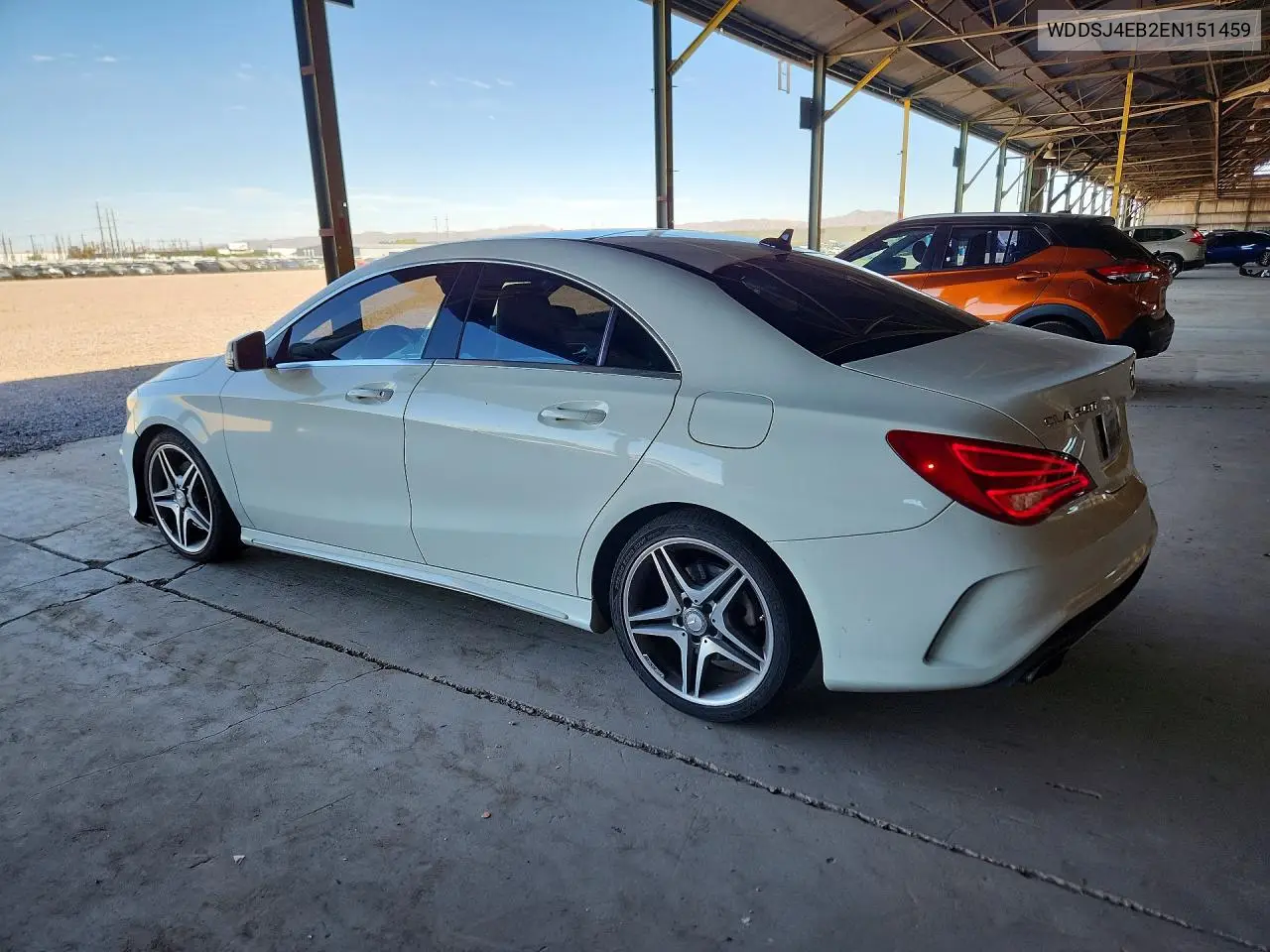 2014 Mercedes-Benz Cla 250 VIN: WDDSJ4EB2EN151459 Lot: 58782376