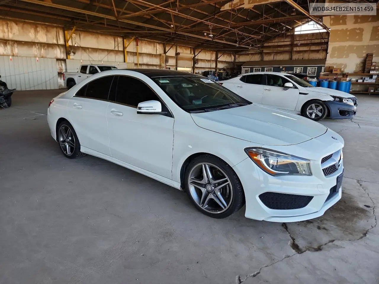 2014 Mercedes-Benz Cla 250 VIN: WDDSJ4EB2EN151459 Lot: 58782376