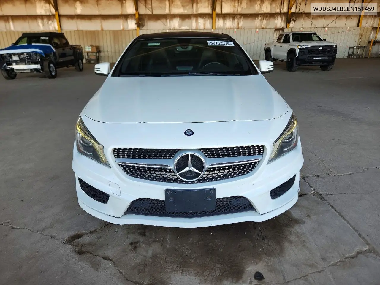 2014 Mercedes-Benz Cla 250 VIN: WDDSJ4EB2EN151459 Lot: 58782376