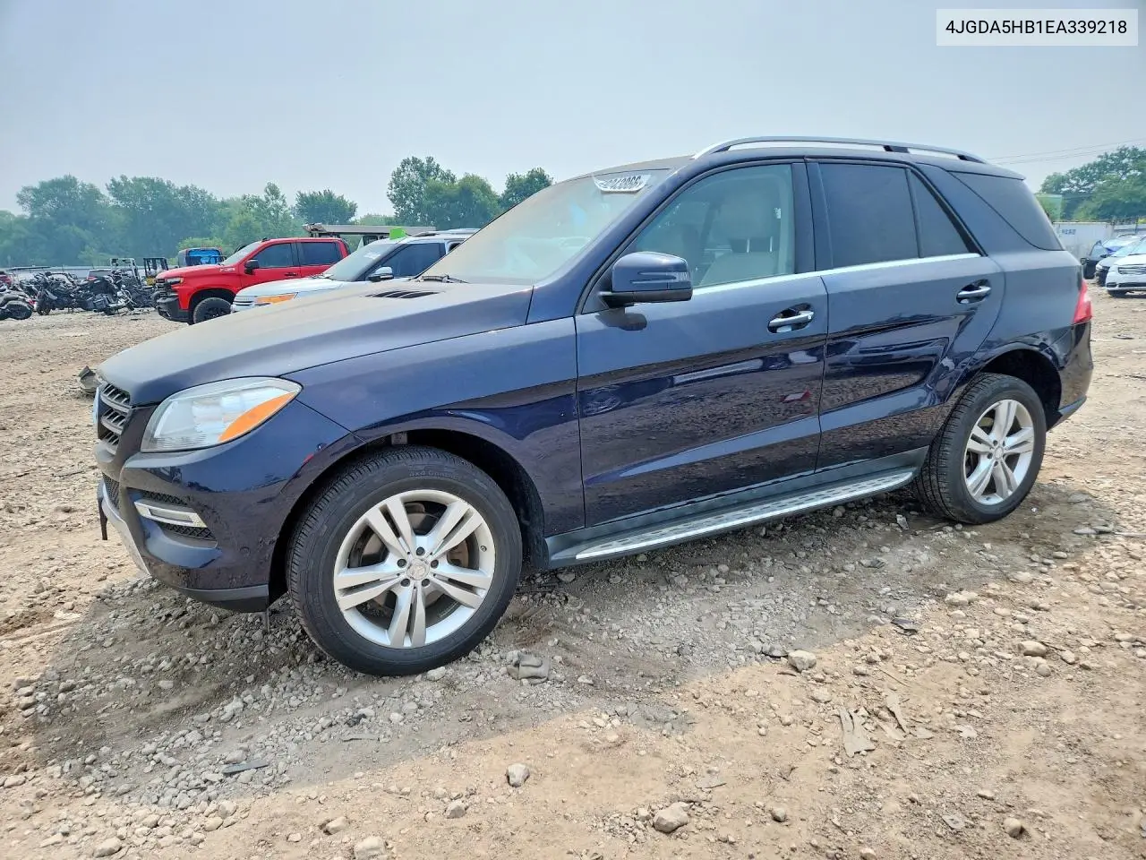 2014 Mercedes-Benz Ml 350 4Matic VIN: 4JGDA5HB1EA339218 Lot: 59243866