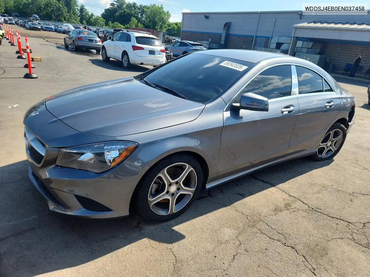 2014 Mercedes-Benz Cla 250 VIN: WDDSJ4EB0EN037458 Lot: 59342026