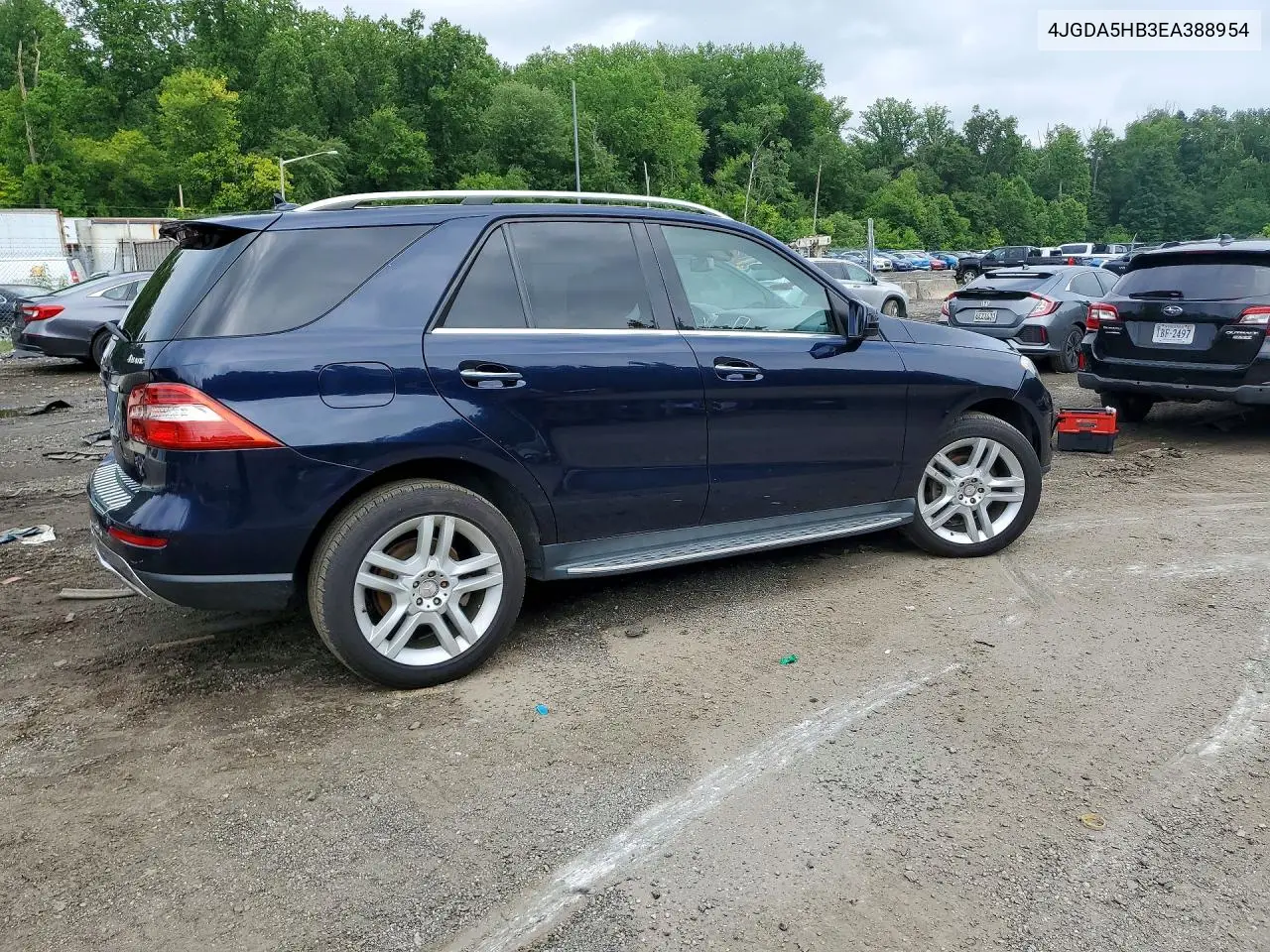 2014 Mercedes-Benz Ml 350 4Matic VIN: 4JGDA5HB3EA388954 Lot: 59670266
