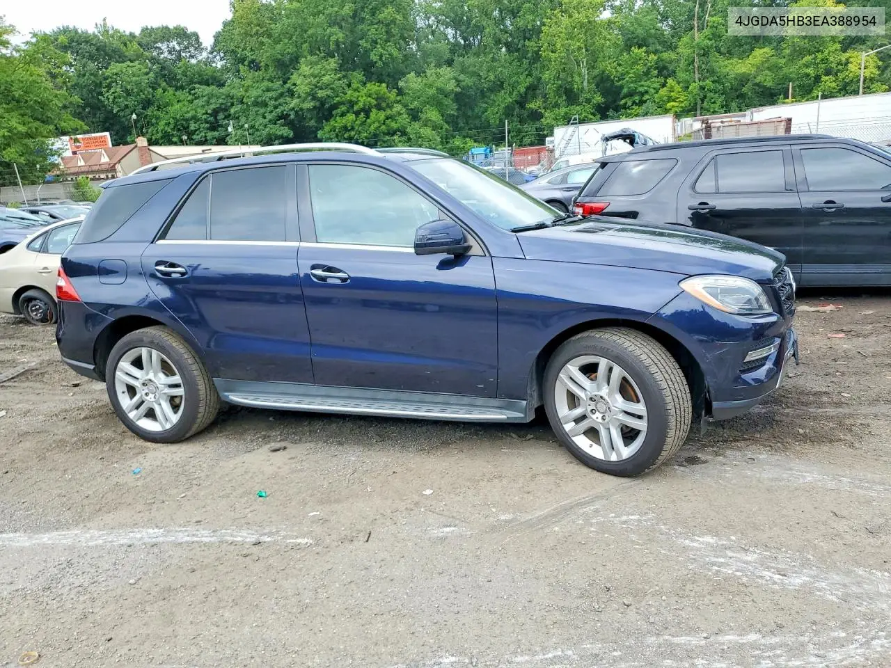 2014 Mercedes-Benz Ml 350 4Matic VIN: 4JGDA5HB3EA388954 Lot: 59670266