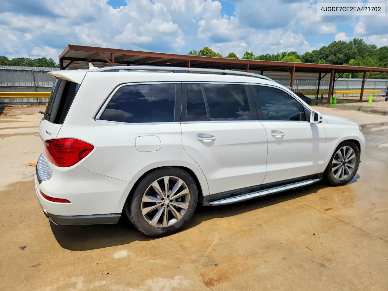 2014 Mercedes-Benz Gl 450 4Matic VIN: 4JGDF7CE2EA421702 Lot: 59844356