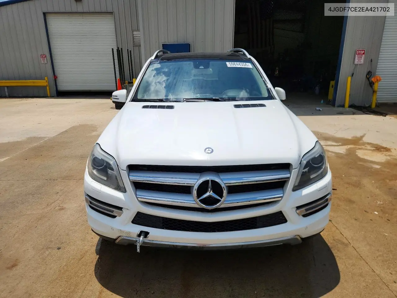 2014 Mercedes-Benz Gl 450 4Matic VIN: 4JGDF7CE2EA421702 Lot: 59844356