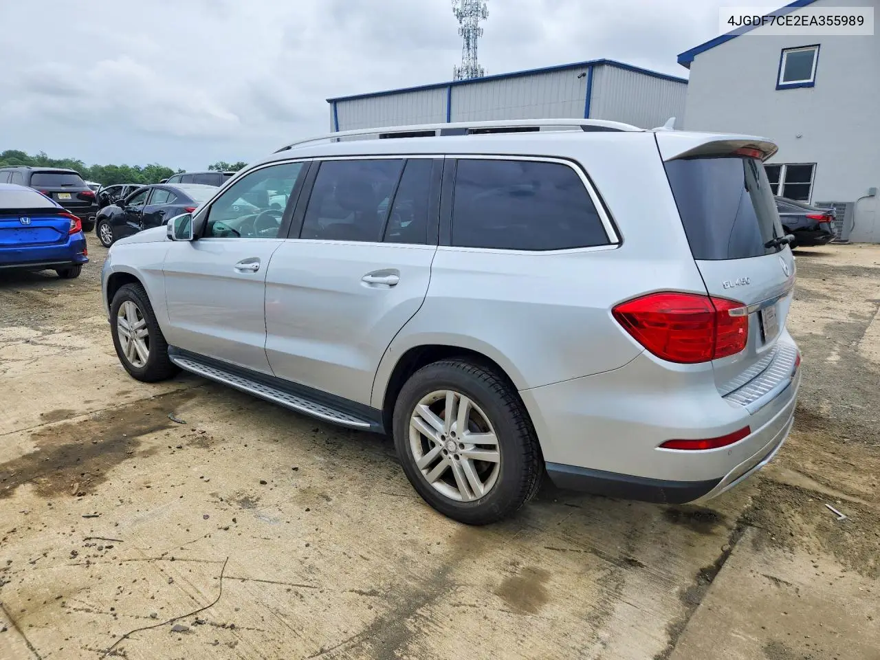2014 Mercedes-Benz Gl 450 4Matic VIN: 4JGDF7CE2EA355989 Lot: 59870046