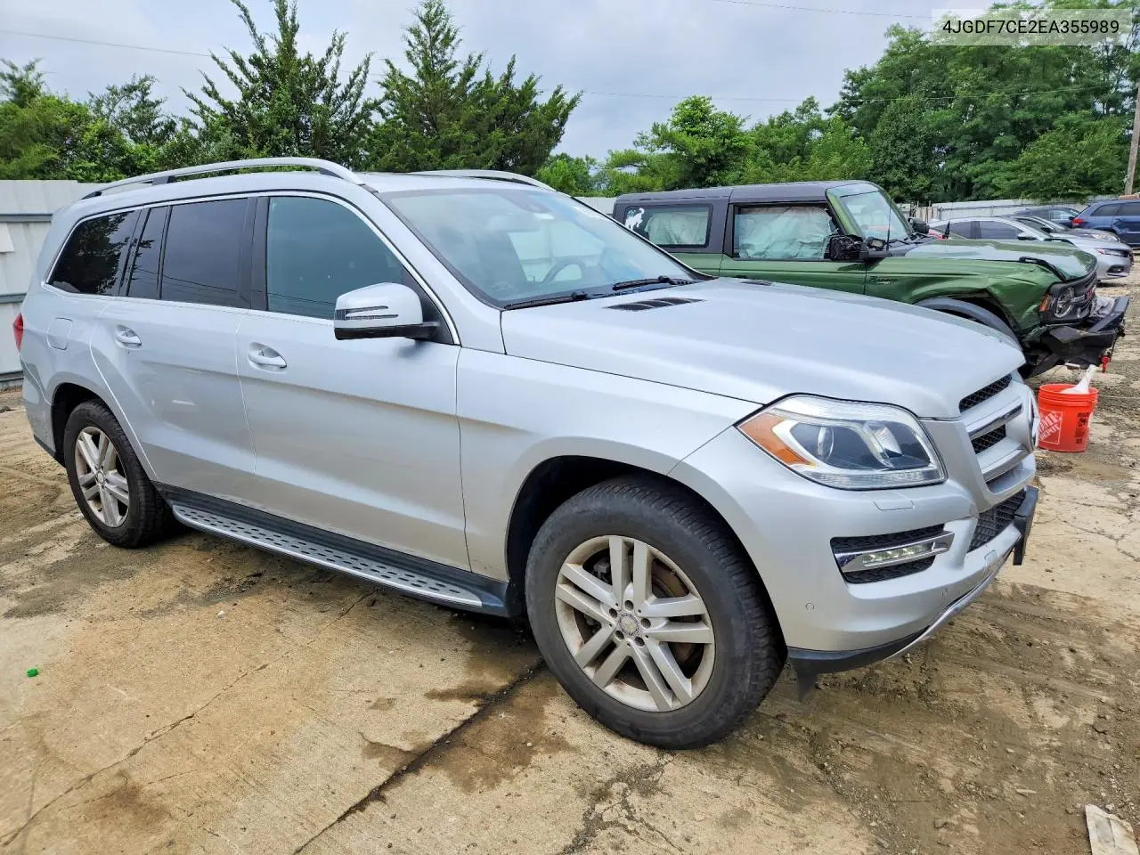 2014 Mercedes-Benz Gl 450 4Matic VIN: 4JGDF7CE2EA355989 Lot: 59870046