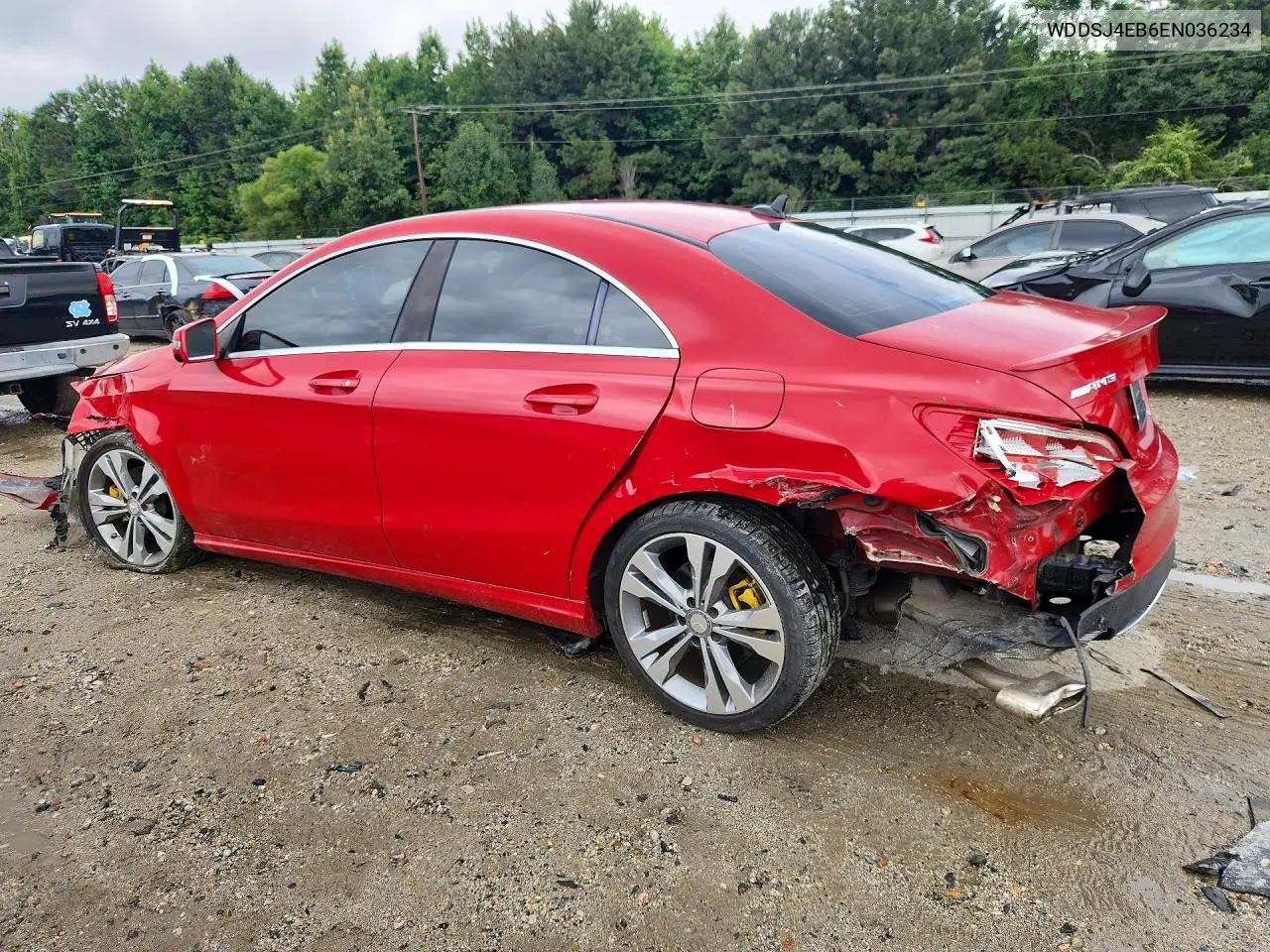 2014 Mercedes-Benz Cla 250 VIN: WDDSJ4EB6EN036234 Lot: 59911156