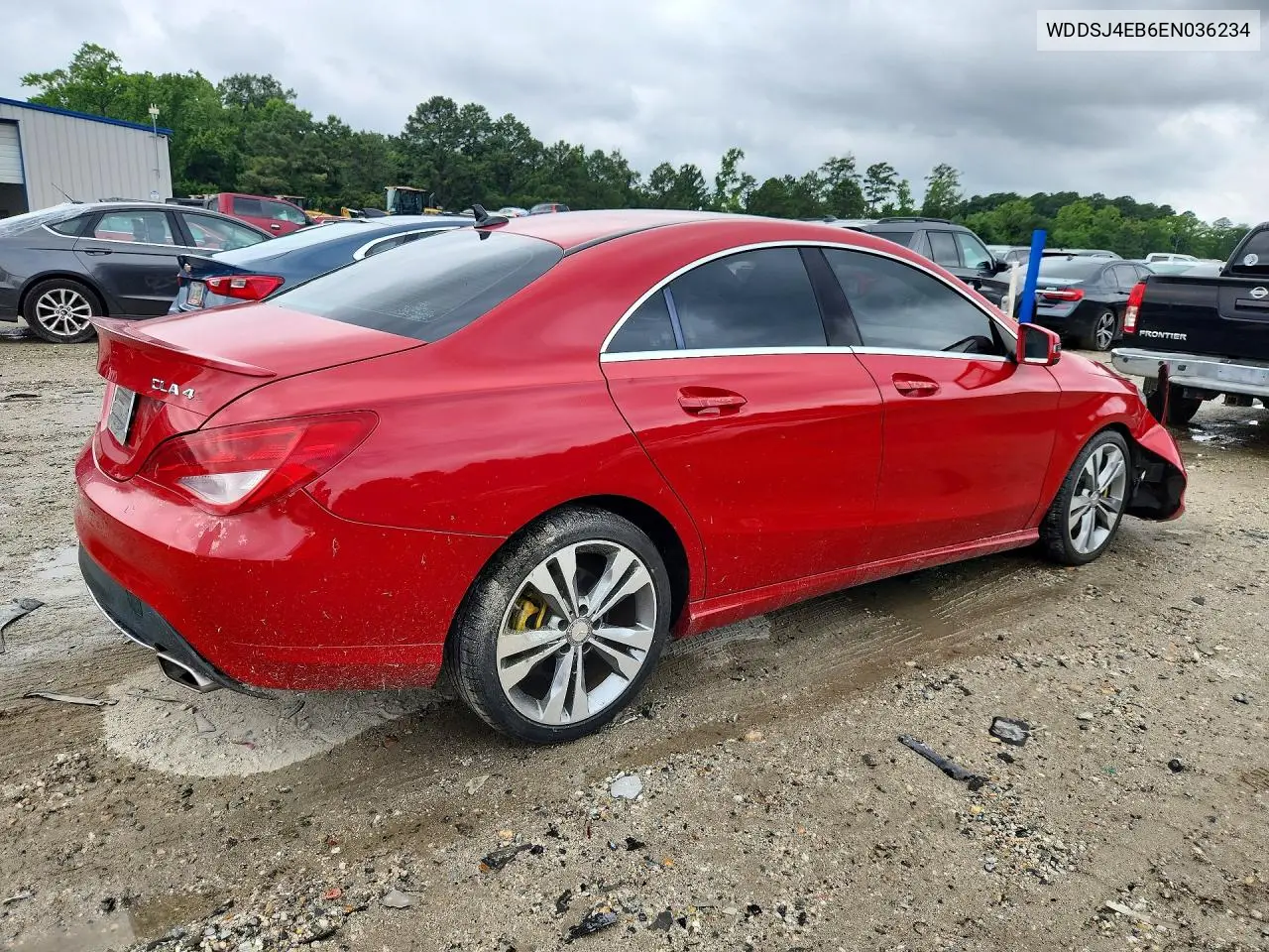 2014 Mercedes-Benz Cla 250 VIN: WDDSJ4EB6EN036234 Lot: 59911156