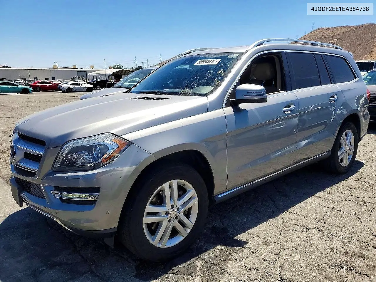 2014 Mercedes-Benz Gl 350 Bluetec VIN: 4JGDF2EE1EA384738 Lot: 59921276