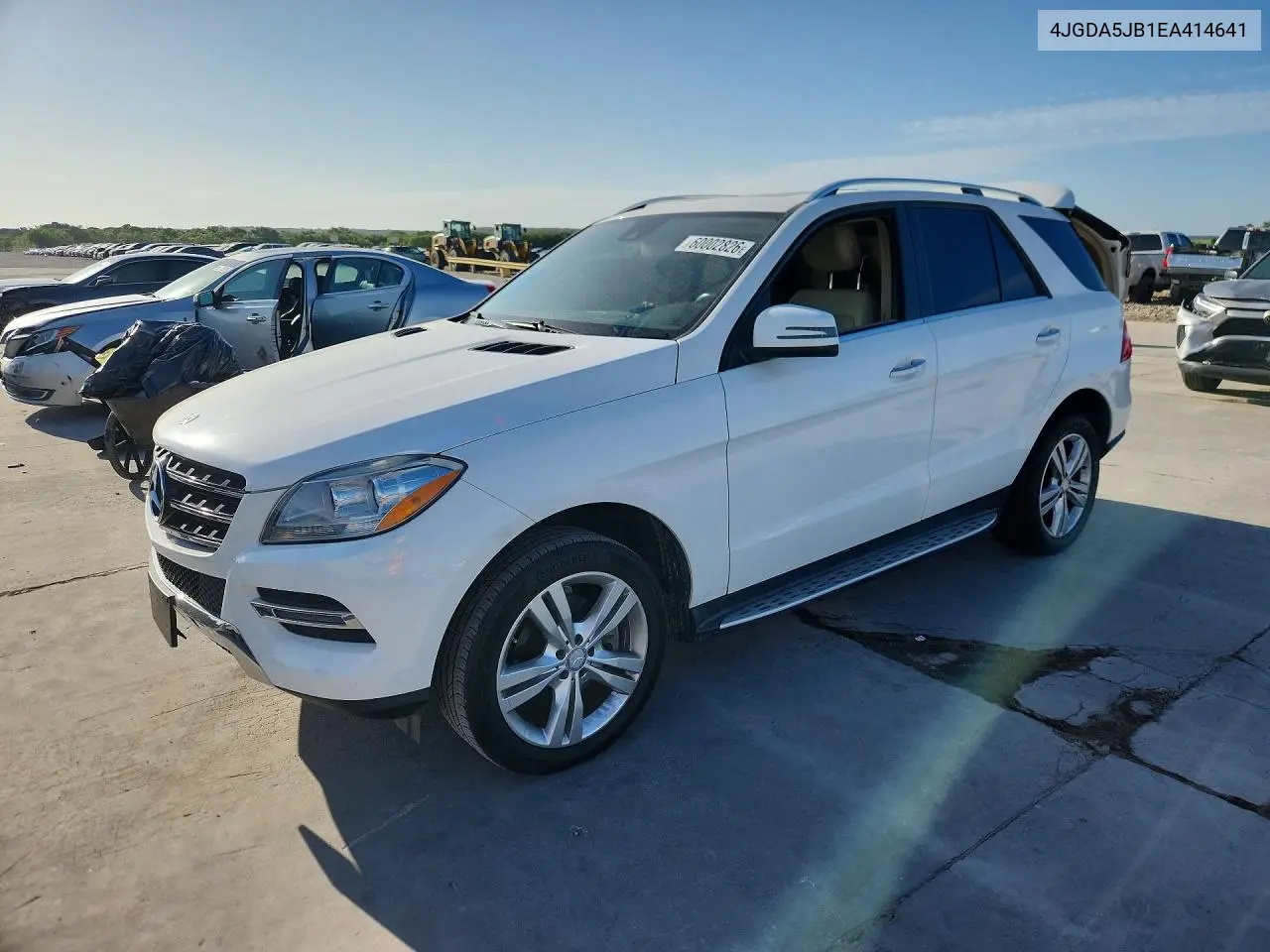 2014 Mercedes-Benz Ml 350 VIN: 4JGDA5JB1EA414641 Lot: 60002826