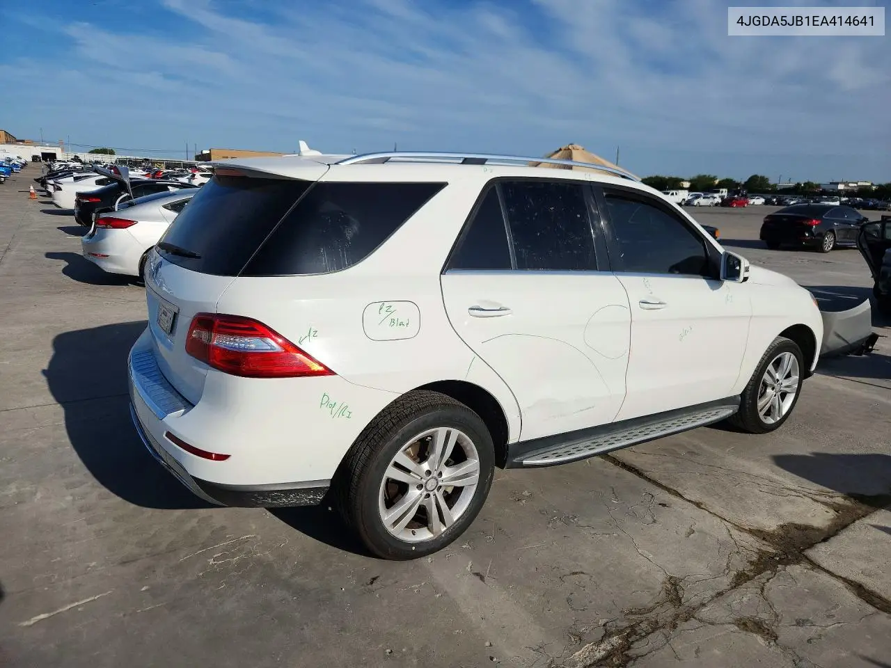 2014 Mercedes-Benz Ml 350 VIN: 4JGDA5JB1EA414641 Lot: 60002826