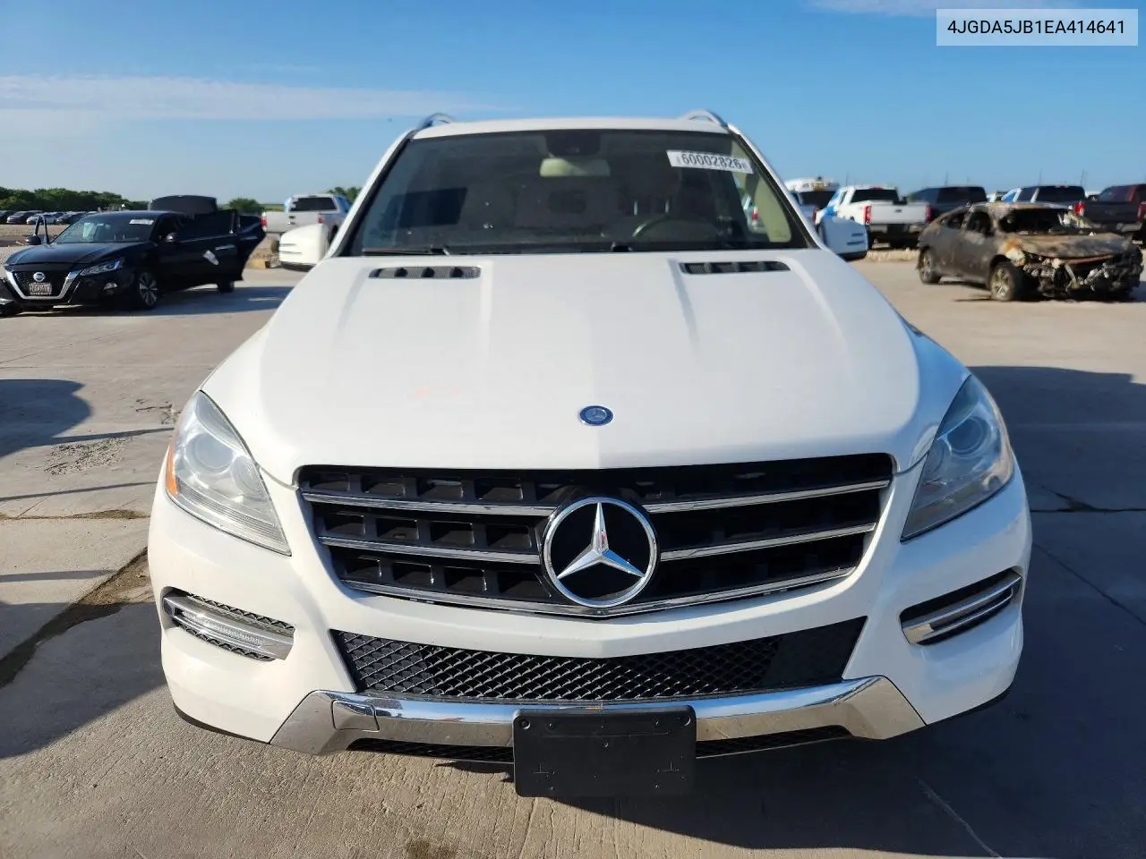 2014 Mercedes-Benz Ml 350 VIN: 4JGDA5JB1EA414641 Lot: 60002826