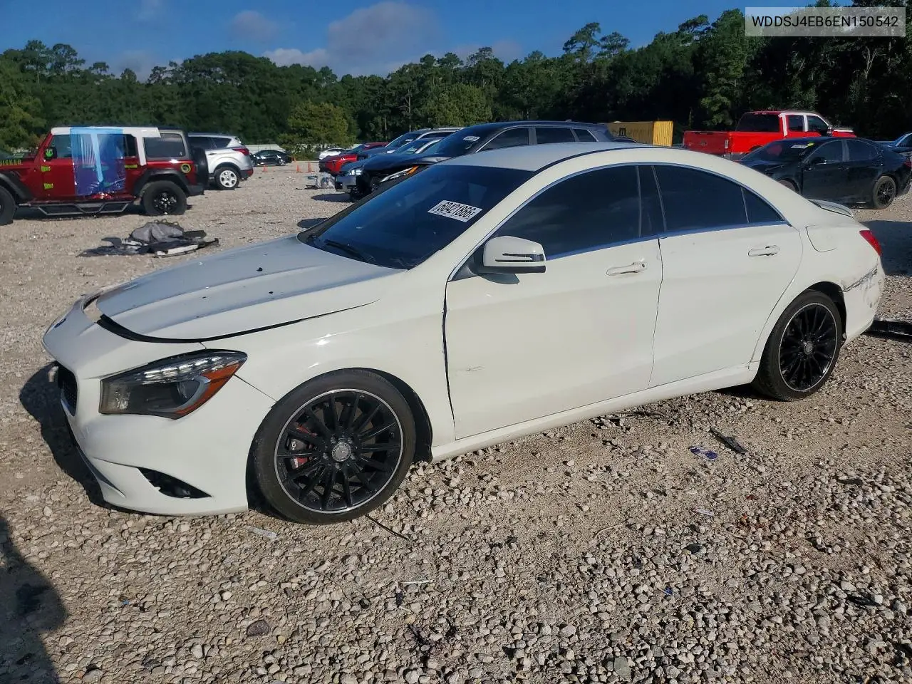 2014 Mercedes-Benz Cla 250 VIN: WDDSJ4EB6EN150542 Lot: 60421866