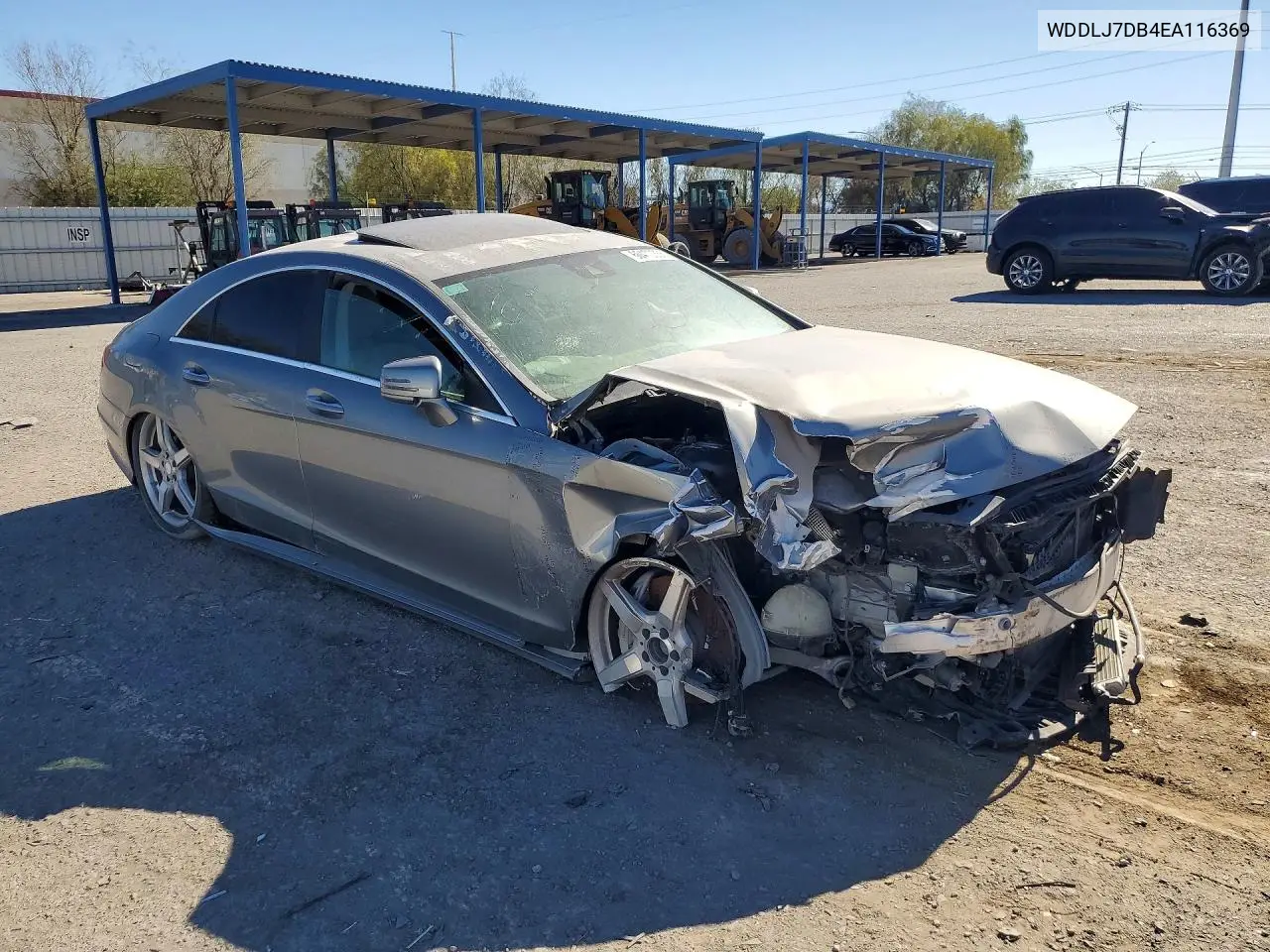 2014 Mercedes-Benz Cls 550 VIN: WDDLJ7DB4EA116369 Lot: 60470336