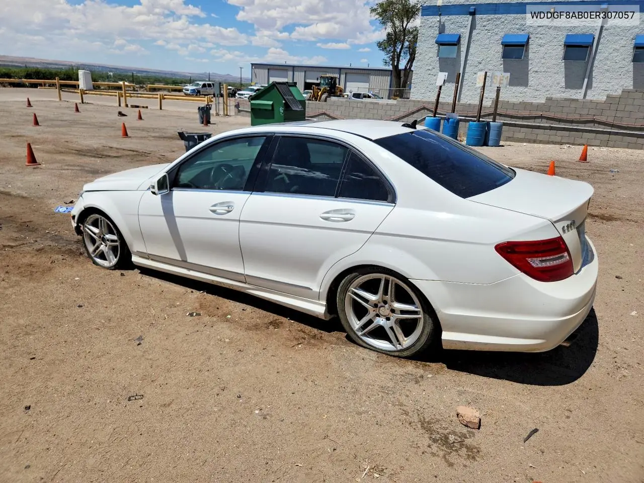 2014 Mercedes-Benz C 300 4Matic VIN: WDDGF8AB0ER307057 Lot: 60813416