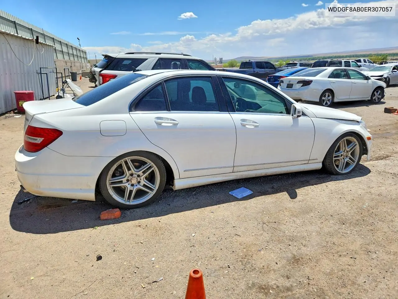 2014 Mercedes-Benz C 300 4Matic VIN: WDDGF8AB0ER307057 Lot: 60813416