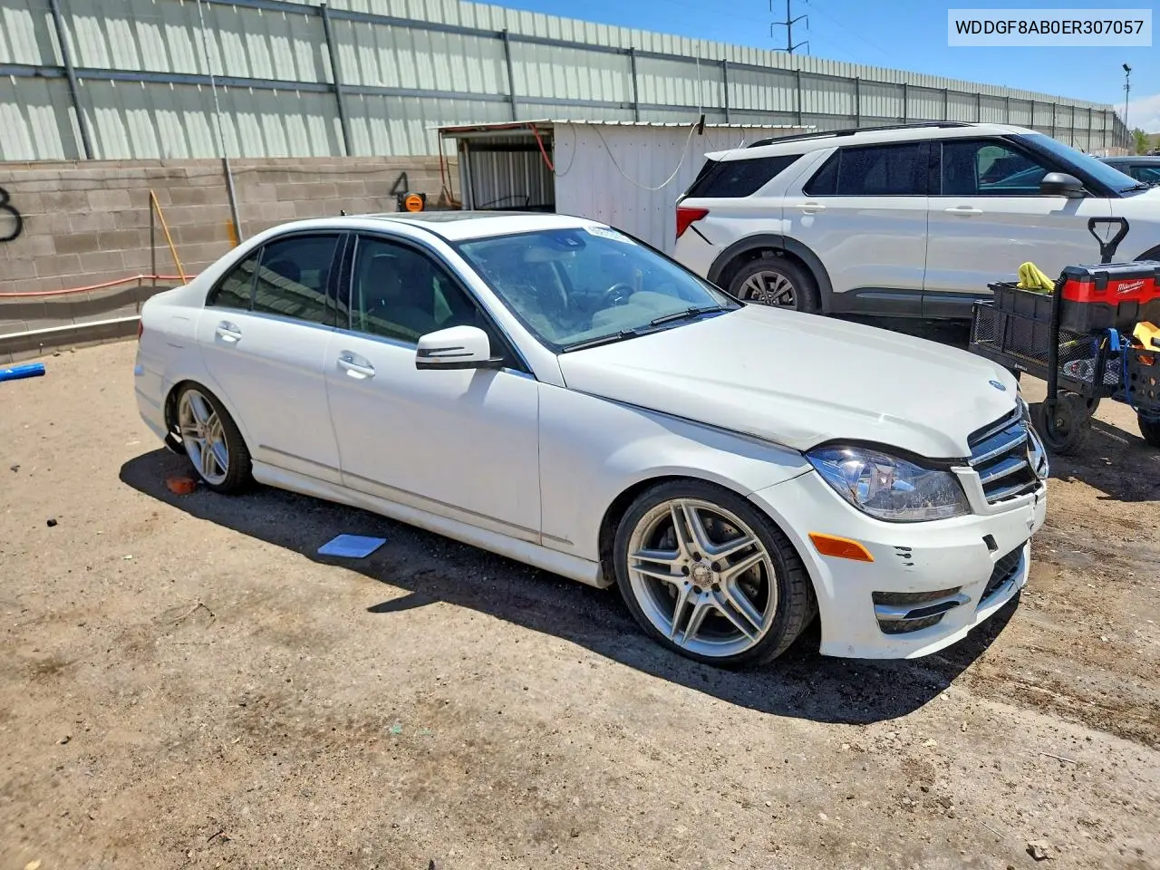 2014 Mercedes-Benz C 300 4Matic VIN: WDDGF8AB0ER307057 Lot: 60813416