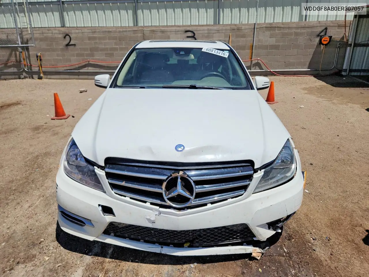 2014 Mercedes-Benz C 300 4Matic VIN: WDDGF8AB0ER307057 Lot: 60813416