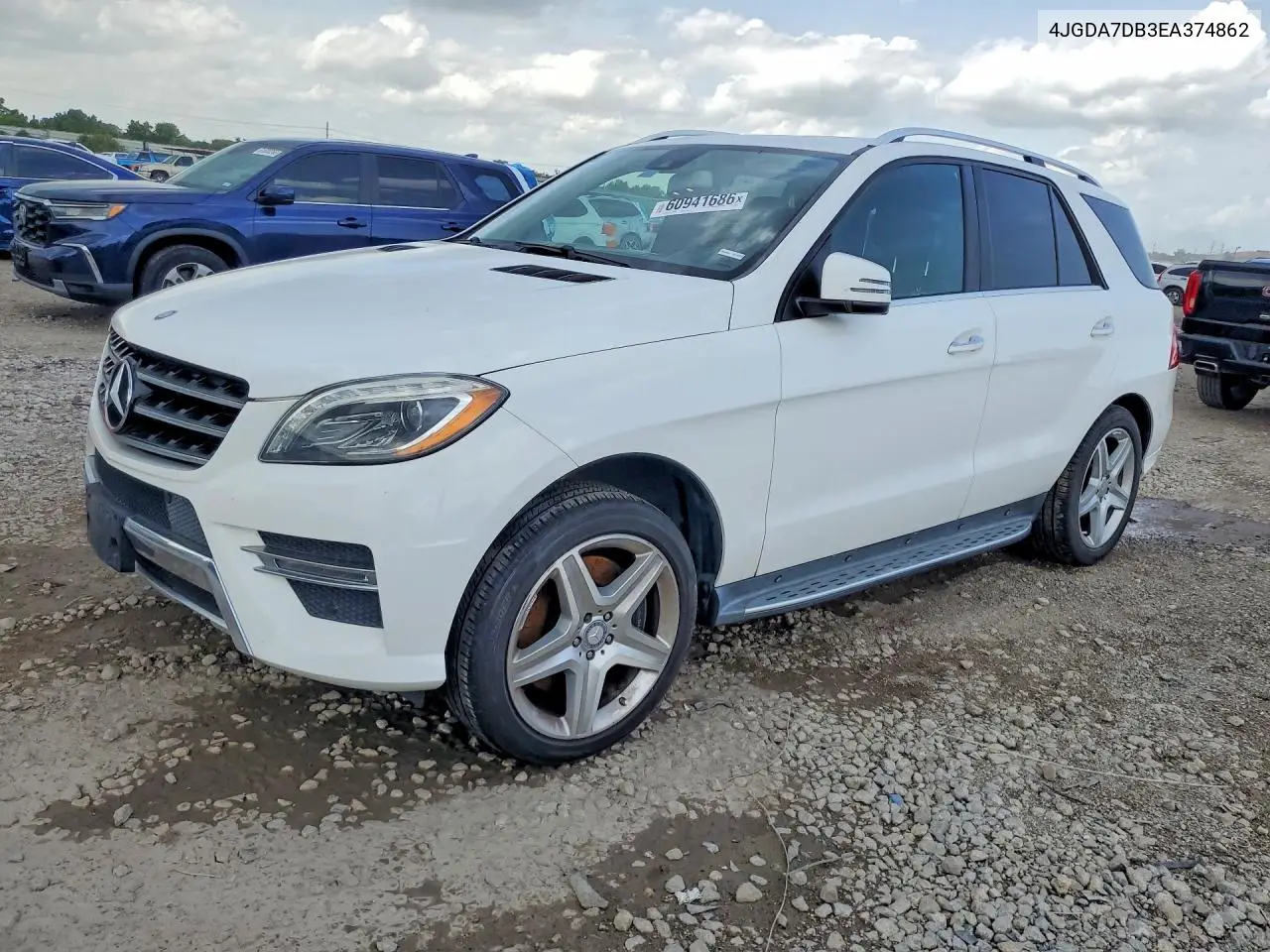 2014 Mercedes-Benz Ml 550 4Matic VIN: 4JGDA7DB3EA374862 Lot: 60941686