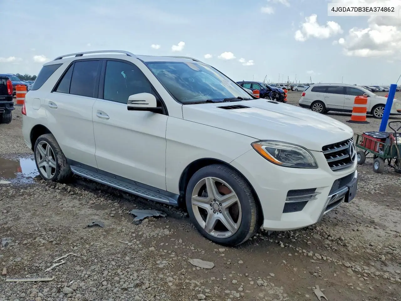 2014 Mercedes-Benz Ml 550 4Matic VIN: 4JGDA7DB3EA374862 Lot: 60941686