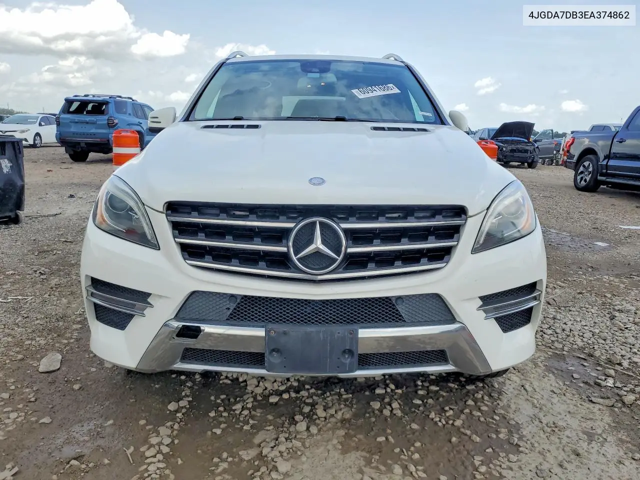 2014 Mercedes-Benz Ml 550 4Matic VIN: 4JGDA7DB3EA374862 Lot: 60941686
