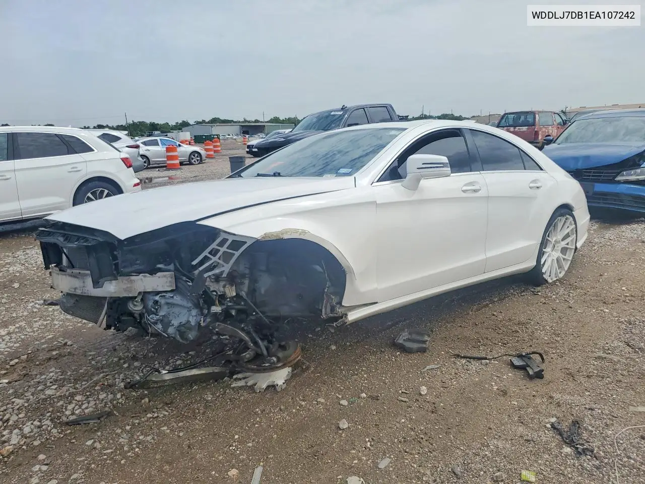 2014 Mercedes-Benz Cls 550 VIN: WDDLJ7DB1EA107242 Lot: 61323666