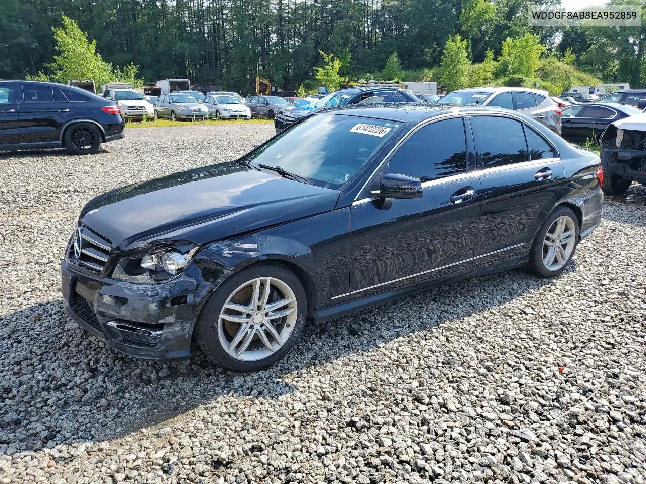 2014 Mercedes-Benz C 300 4Matic VIN: WDDGF8AB8EA952859 Lot: 61422226