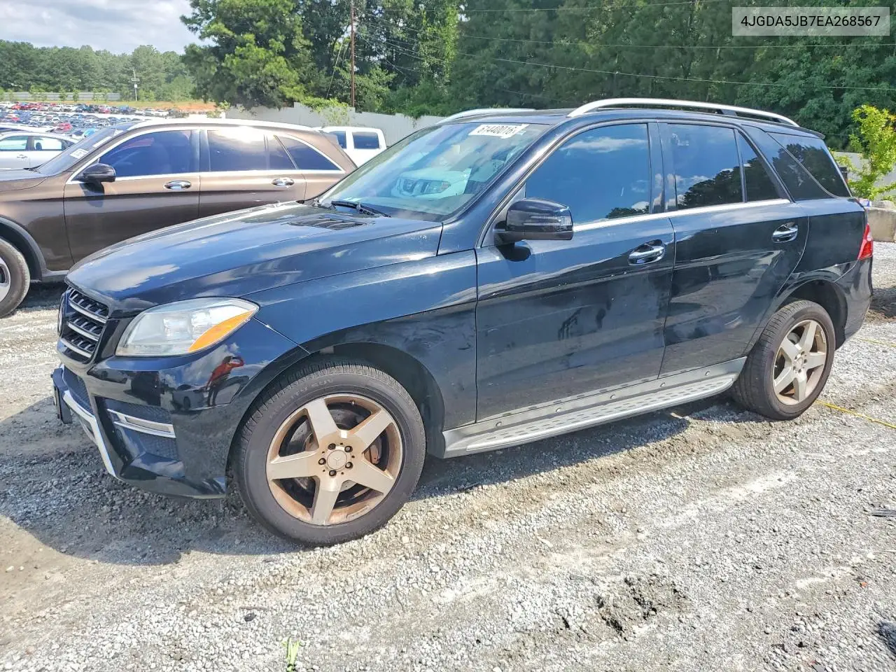 2014 Mercedes-Benz Ml 350 VIN: 4JGDA5JB7EA268567 Lot: 61440016