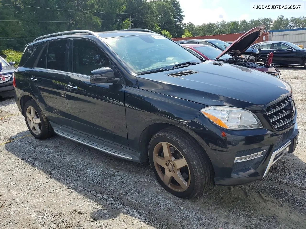 2014 Mercedes-Benz Ml 350 VIN: 4JGDA5JB7EA268567 Lot: 61440016